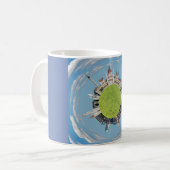 Mug petite minuscule planète budapest voyage tourisme  (Devant gauche)