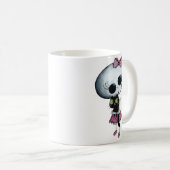 Mug Petite Mlle Death - beauté de Halloween (Devant droit)