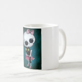 Mug Petite Mlle Death - beauté de Halloween (Devant droit)