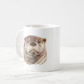 Mug Petite Otter, Mignonne Nature Animale (Devant gauche)