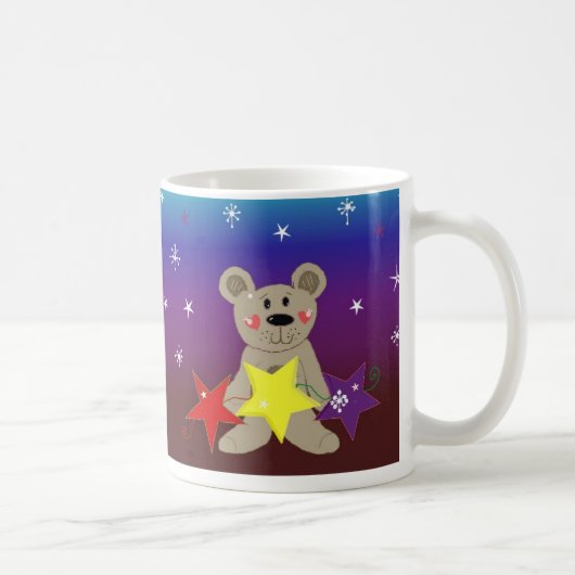 Mug Petite ours aux étoiles (Droite)