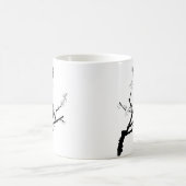 Mug Petite perruque en fleurs de prune (Centre)