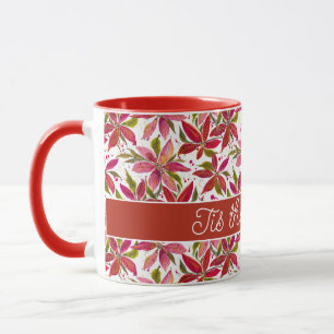 Mug Petite Poinsettia, pâte à café