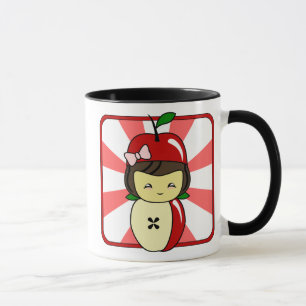 Mug Petite Pomme Kawaii Fille Avec Graines