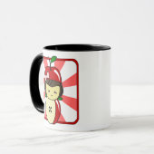 Mug Petite Pomme Kawaii Fille Avec Graines (Devant gauche)