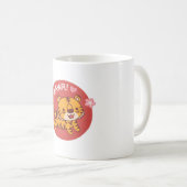 Mug Petite Rawr Tiger Fleurs Sakura (Devant droit)