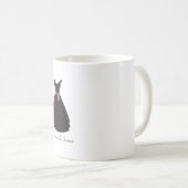 Mug Petite robe noire (Devant droit)