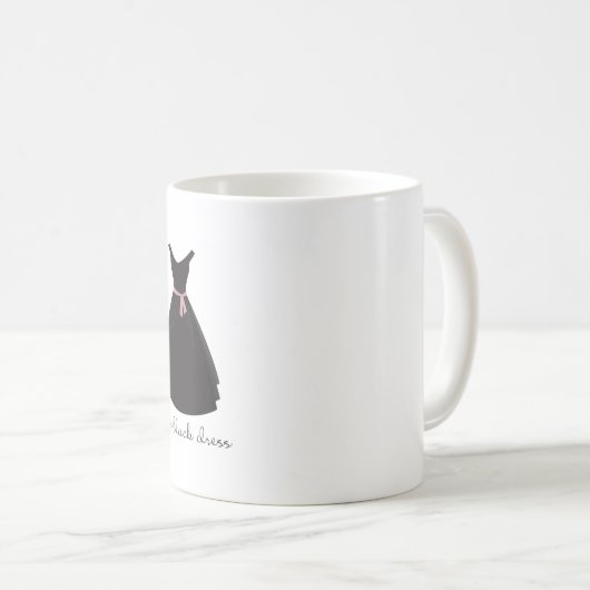 Mug Petite robe noire (Devant droit)