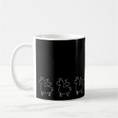 Mug Petite silhouette de lama (Gauche)