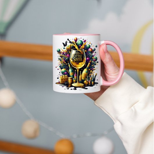 Mug Petite soeur, c'est l'heure de la fête