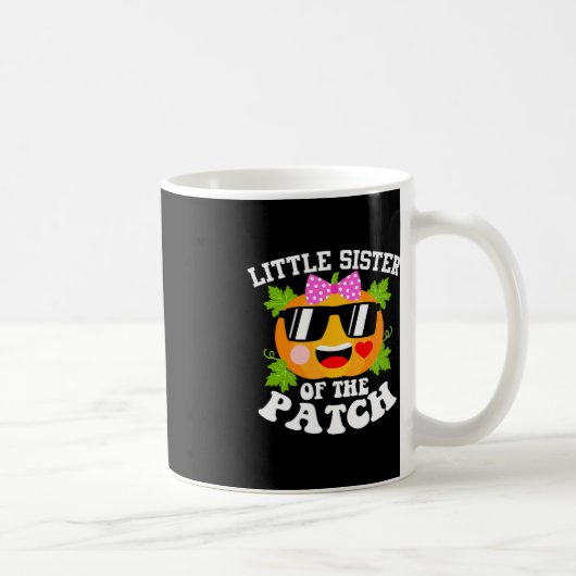 Mug Petite Soeur citrouille Du Patch Funny Hallowee (Droite)
