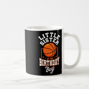 Mug Petite Soeur De L'Anniversaire Boy Bysketbyll Thèm
