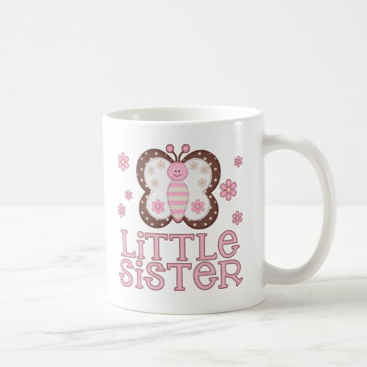 Mug Petite soeur de papillon rose (Droite)