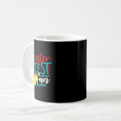 Mug Petite soeur de softball, plus grande fan (Devant gauche)