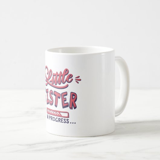 Mug Petite sœur en route (Devant droit)
