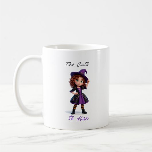 Mug Petite Sorcière Fille de Sortilèges et Étincelles (Gauche)