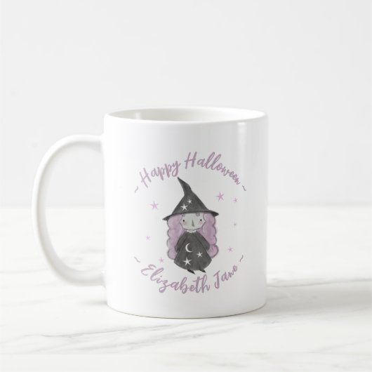 Mug Petite Sorcière mignonne Halloween pour enfants An (Gauche)