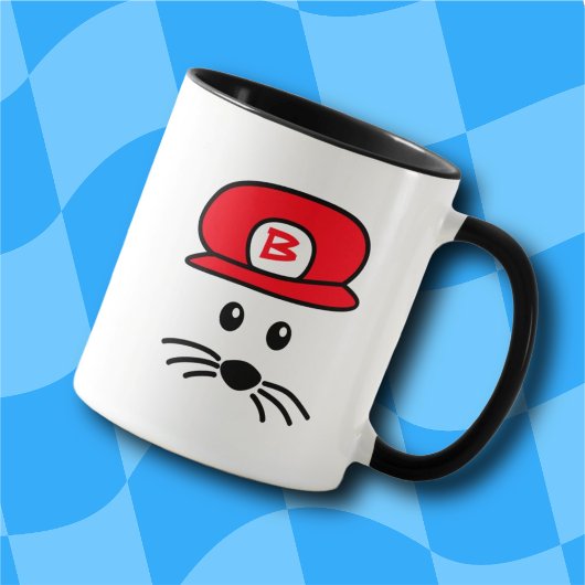 Mug Petite souris Casquette rouge personnalisable