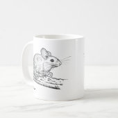 Mug Petite Souris Crayon (Devant gauche)