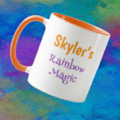 Mug Petite souris personnalisable Rainbow Père Noël