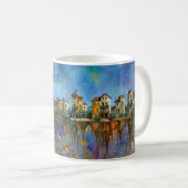 Mug petite ville amusante (Devant droit)