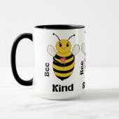 Mug Petites abeilles - Soyez gentils | Soyez doux | So (Gauche)