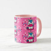 Mug Petites Filles Pink Unicorn Pony (Devant droit)