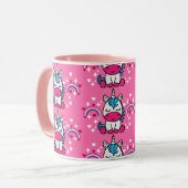 Mug Petites Filles Pink Unicorn Pony (Devant gauche)