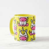 Mug Petites filles Unicorn Pony (Devant gauche)