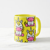 Mug Petites filles Unicorn Pony (Devant droit)