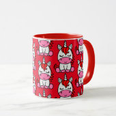 Mug Petites filles Unicorn Pony (Devant droit)
