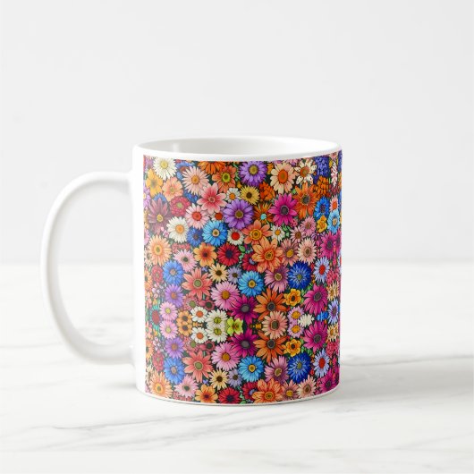 Mug Petites fleurs mignonnes (Gauche)