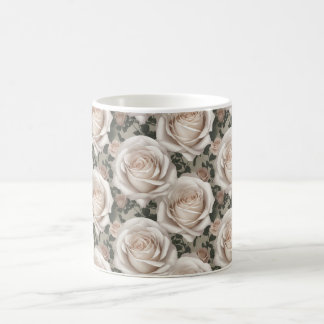 Mug Petites Roses blanches Vintages