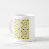 Mug Petites Roses Jaunes (Devant gauche)