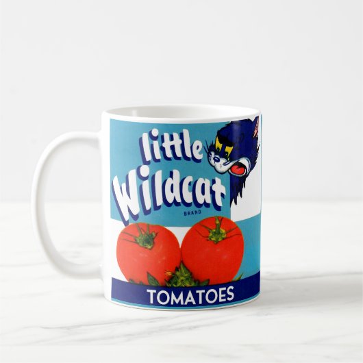 Mug Petites tomates Wildcat créer étiquette (Gauche)