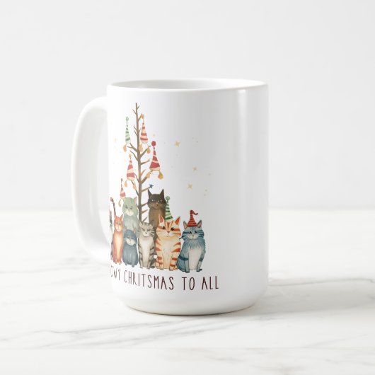 MUG PETITES VACANCES NOËL CUISINE CATS (Devant gauche)