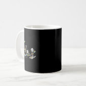 Mug Petits arrêts Gardien de hockey seul sans aide Pos (Devant gauche)
