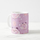 Mug Petits beignets de Panda - Esthétique Pastel (Devant gauche)