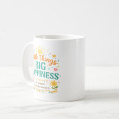 Mug Petits Bonheurs Colorés Inspirants (Devant gauche)