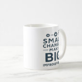 Mug Petits changements font de grandes améliorations C (Devant droit)
