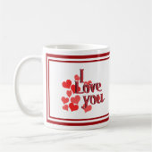 Mug Petits Cœurs - Je t'aime (Gauche)
