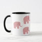 Mug Petits éléphants roses (Gauche)