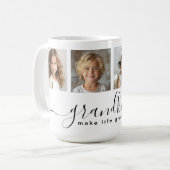 Mug Petits enfants font la vie Grand 4 Photo (Devant gauche)