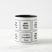 Mug Petits enfants les plus chanceux jamais grand-mère (Centre)