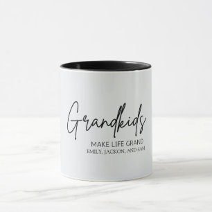 Mug Petits-enfants minimes chic font la vie Grand