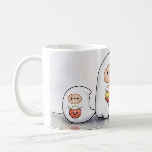 Mug Petits et petits fantômes Halloween  (Gauche)