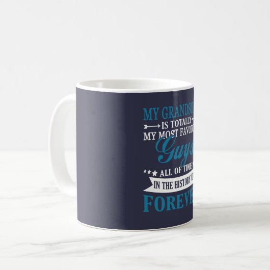 Mug Petits-fils pour toujours (Devant gauche)