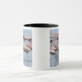 Mug Petits Flamants en mouvement, Phoenicopterus (Centre)