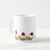 Mug petits gâteaux avec des framboises (Devant gauche)