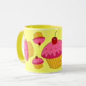 Mug Petits gâteaux roses (Devant gauche)